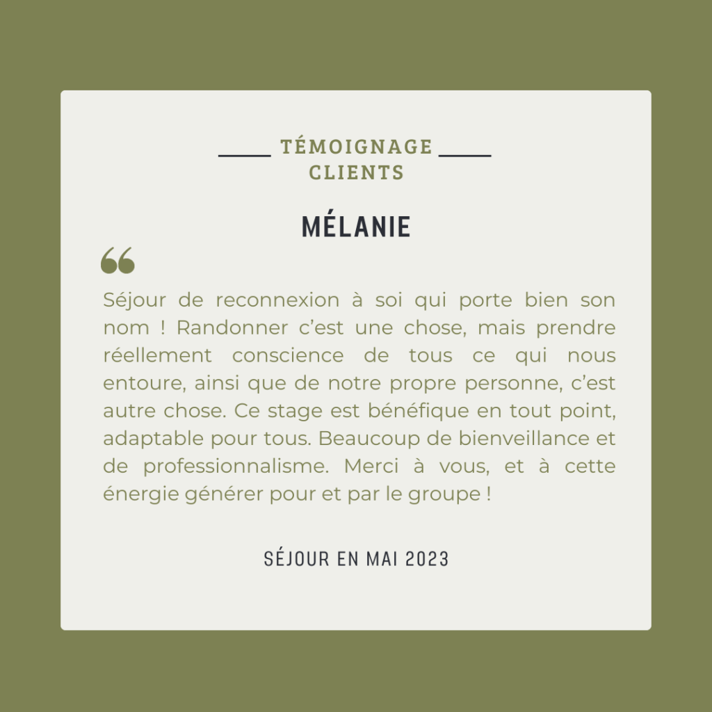 Témoignage Mélanie