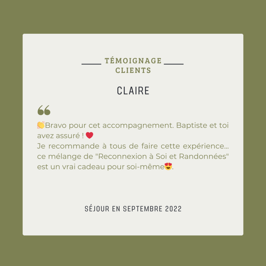 Témoignage Claire